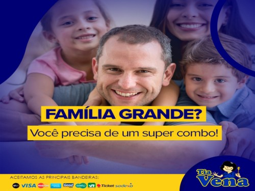 Família grande? Você precisa de um super combo!